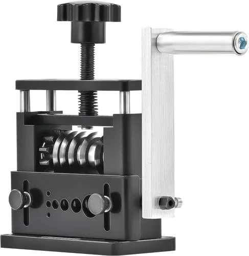CREWORKS Máquina peladora manual de cables, máquina pelacables accionada por taladro con 6 canales y 5 cuchillas, herramienta pelacables portátil