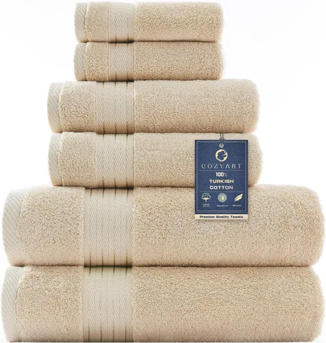 Miniatura 42 de COZYART - Juego de 3 toallas de baño de algodón, color naranja quemado, grandes y gruesas, 19.17 oz/yd², incluye 1 toalla de baño, 1 toalla de mano