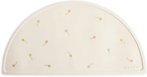 Miniatura 36 de Mushie Mantel Individual de Silicona para Niños Diseño Antideslizante Libre de BPA (Arcoíris)