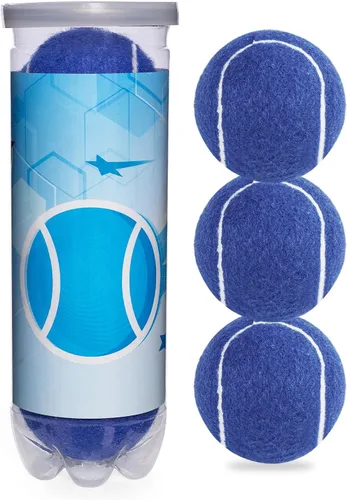 Pelotas de tenis 3/4 – Pelotas de entrenamiento y práctica de alta elasticidad para principiantes, bolas de colores duraderas de alta visibilidad