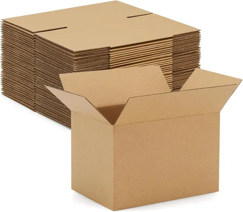 Miniatura 16 de Eupako Cajas de envío pequeñas, 6 x 4 x 4 x 4, paquete de 30 unidades, cajas de cartón corrugado, cajas de cartón para embalaje de pequeñas Blanco