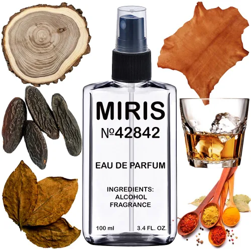 MIRIS nro. 42842, inspirado en Man In Black, Eau de Parfum duradero para hombre, spray 3.4 fl oz (100 ml)