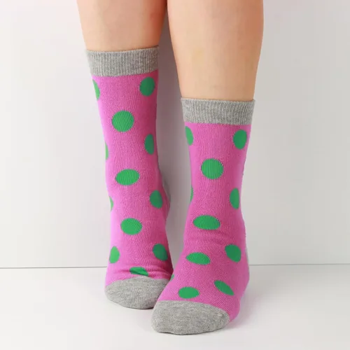 Miniatura 8 de COTTON DAY Caja de regalo de 7 días de la semana, calcetines cortos para niños y niñas, diseño de animales, flores, estrellas y puntos
