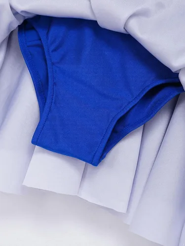 Miniatura 6 de Uniforme de animadora con lentejuelas y purpurina para niñas y niñas