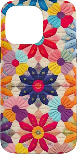 Miniatura 21 de Quilting Flower Blooms Quilt Pattern Case for iPhone 17