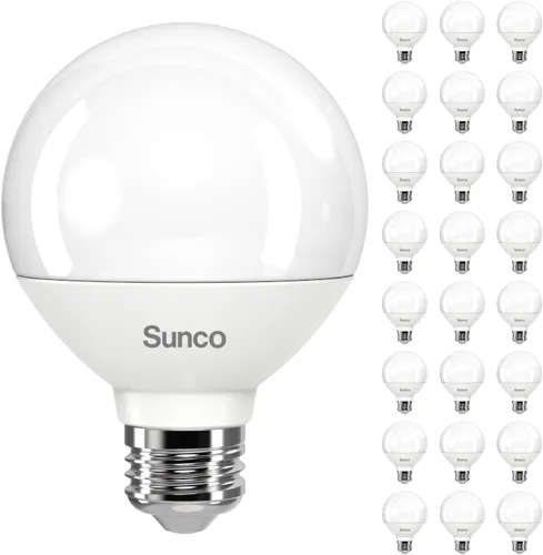 Miniatura 12 de Bombillas LED Sunco G25, luces de tocador de globo para baño de alto rendimiento, 1000 LM, 11 W (equivalente a 100 W), blanco cálido de 3000 K