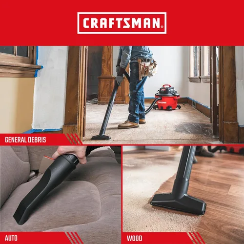 Miniatura 4 de CRAFTSMAN CMXZVBE38735 - Bolsas de recolección de polvo fino genuino para aspiradora de aspiradora seca y húmeda para la mayoría de aspiradoras