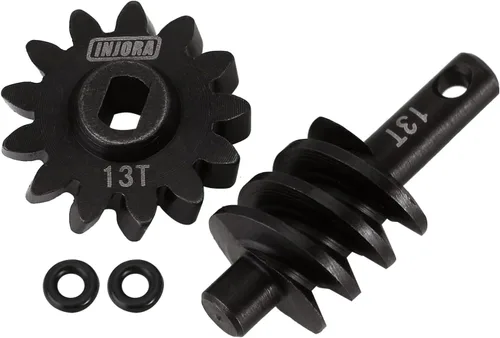 Miniatura 8 de INJORA Engranajes de acero de eje diferencial de sobremarcha 14T engranajes helicoidales piezas de actualización para AX24 SCX24 C10 JLU Gladiator