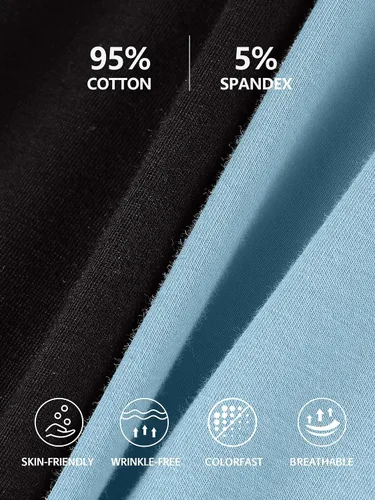 Miniatura 91 de Camisa Attraco de algodón, con tirantes estilo espagueti, con brasier incorporado, 2 paquetes, para mujer