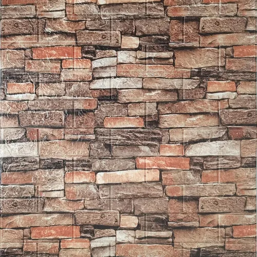 Miniatura 8 de 3D paneles de pared de espuma autoadhesivos, pelar y pegar ladrillo piedra papel pintado calcomanía de pared para sala de estar niños dormitorio