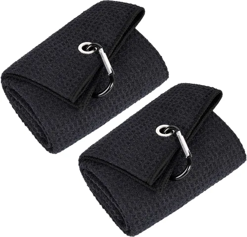 Miniatura 18 de Mile High Life Premium Waffle-Weave Golf Towel 16" X 24" Extra Absorbent & Quick-Dry Ultra-Soft Microfiber Carabiner Clip Multi