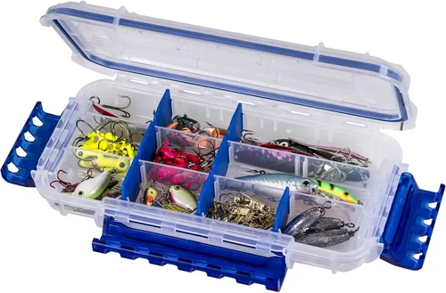 Miniatura 5 de Flambeau Outdoors 4510 Super Half Satchel Organizador de cebo suave y WP3012 Ultimate Waterproof Tuff Tainer - 12 compartimentos (incluye (9)
