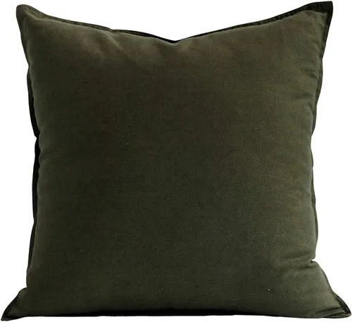 Miniatura 16 de Jeanerlor - Funda de cojín sólida de lino y algodón para decoración, de 18x18 pulgadas, funda de almohada especial para sofá, cama, silla