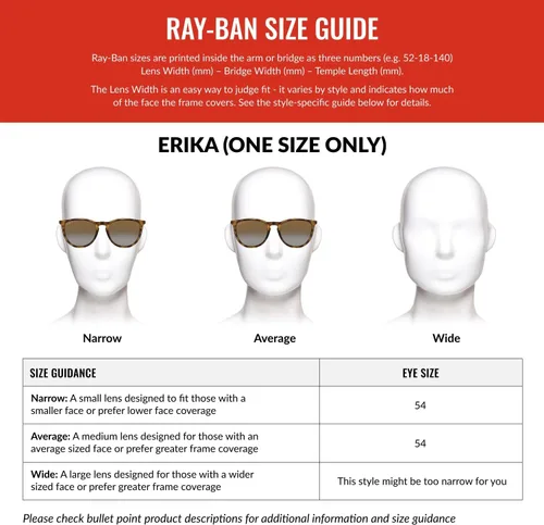 Miniatura 6 de Ray-Ban Gafas de sol redondas unisex Rb4171 Erika
