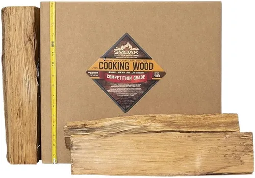 Miniatura 4 de Smoak Firewood Troncos de Madera Premium para Cocinar y Leña de 16 Pulgadas de Longitud – Utilizados para Parrillas, Ahumadores, Hornos de Pizza