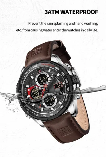 Miniatura 4 de AIMES Watch for Men Sport Military Waterproof Chronograph Mens Watches Analog Quartz Big Face Classic Stylish Fashion Casual Designer Business Work