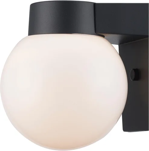 Miniatura 6 de TRANS GLOBE Imports - Farol de pared transicional de 4800 WH de Pershing Collection en acabado blanco, 7.00 pulgadas