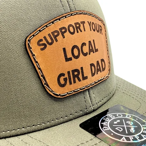 Miniatura 4 de Support Your Local Girl Dad Patch Hat - Classic Snapback Cap for Men - Premium Baseball Cap for Men - Gift for Fathers