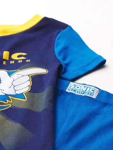Miniatura 3 de Sonic The Hedgehog Pijama de algodón de 4 piezas para niños