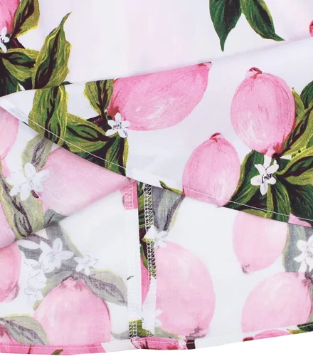 Miniatura 6 de Vestido de verano para niña, de algodón, con diseño floral