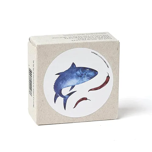 Miniatura 8 de Paté de atún especiado enlatado de Jose Gourmet, Atún portugués capturado en la naturaleza, Paté de pescado enlatado, Mariscos sostenibles con alto