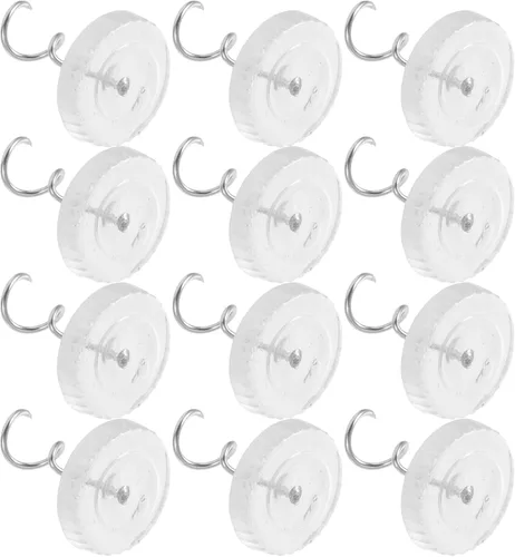 EXCEART Tachuelas de plástico y metal para sofá, 50 unidades, clavos en espiral para tapicería, muebles decorativos