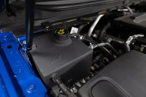 Miniatura 8 de Mishimoto Tanque de expansión de aluminio, se adapta a Ford Ranger 2019+, negro micro arrugas