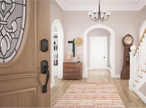 Miniatura 6 de Schlage BE499WB CAM 716 Encode Plus WiFi Cerrojo de seguridad inteligente con cerradura de entrada sin llave y pantalla táctil con moldura Camelot