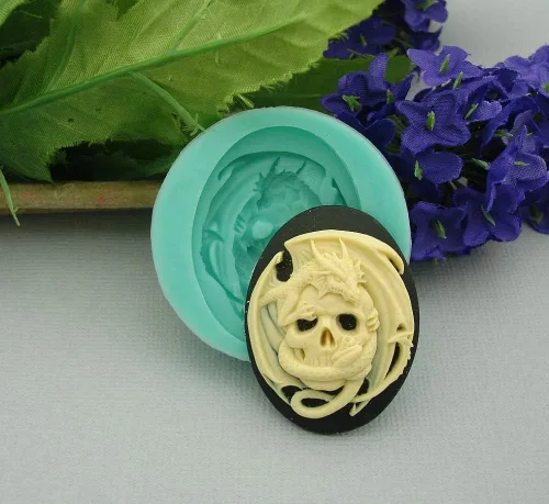 Miniatura 3 de F S Brand - Molde de silicona para manualidades, joyería, resina, álbumes de recortes, arcilla polimérica