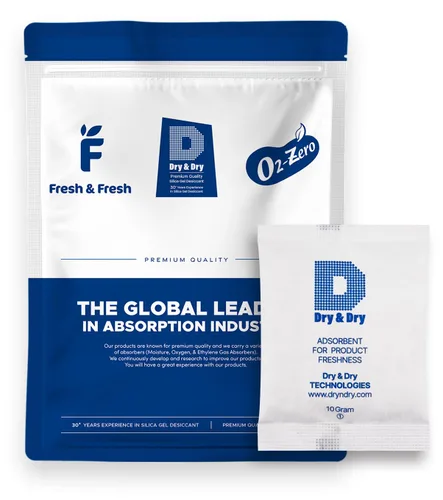 Miniatura 24 de Dry & Dry 0.02 oz [50 paquetes] Paquetes de gel de sílice seguros para alimentos y farmacéuticos desecantes - Paquetes de gel de sílice Tyvek®