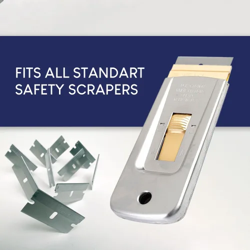 Miniatura 5 de CANOPUS Cuchillas de afeitar industriales de un solo filo, 100% fabricadas en Estados Unidos, maquinillas de afeitar de borde recto resistentes