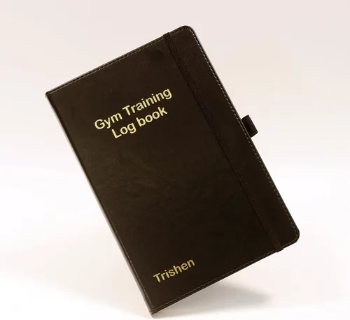 Miniatura 3 de CustomDesign.Shop Cuaderno personalizado personalizado de tapa dura A5 Diseña un diario verdaderamente único Idea de regalo en relieve dorado