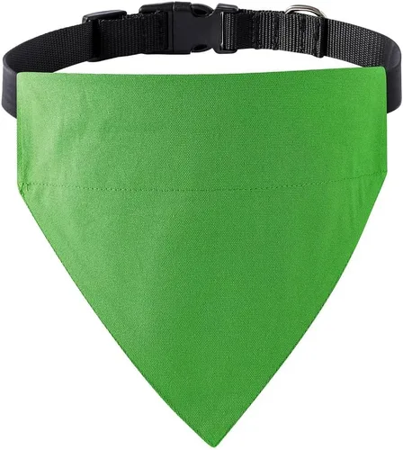 Miniatura 13 de Sublimación en blanco DIY perro bandana collar con hebilla ajustable, fuerte anillo en D para fácil correa de perro bandana, collar ajustable