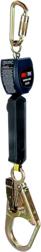 Miniatura 3 de 3M DBI-SALA Nano-Lok 3101365 - Cuerda de vida autoretráctil, 9 pies, malla de poliéster Dynema de 3/4 pulgadas, gancho de amarre, lazo de anclaje