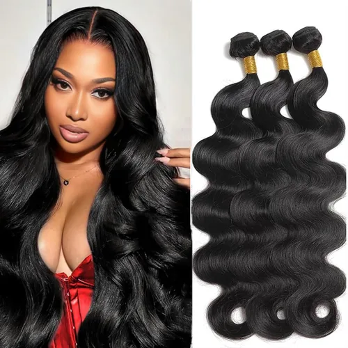 Miniatura 56 de Extensiones de pelo rizado brasileño de Selina, pelo virgen brasileño, 100 gramos/paquete, color natural (16 pulgadas, rizado)