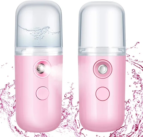 Miniatura 14 de Honoson 2 Nano Vaporizador Facial Portátil Nano Mister para Extensiones de Pestañas Recargable por USB 1 oz Aparato de Cuidado de la Piel Mano