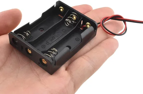 Miniatura 16 de HAHIYO 2 soportes de batería AAA con conector JST, suministro portátil, intercambio rápido, tapas de forma segura, conveniente interruptor