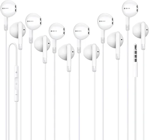Miniatura 8 de Paquete de 3 auriculares USB C [certificados MFi], auriculares tipo C, auriculares estéreo HiFi con cable, auriculares intraurales magnéticos