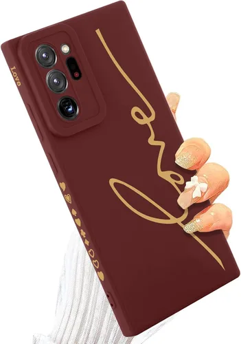 Miniatura 19 de Funda para Samsung Galaxy S22, Diseño Gráfico de Carta de Amor con Lindo Chapado en la Parte Trasera con Protección de Cubierta de Cámaras con Lente