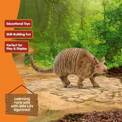 Miniatura 4 de Schleich Wild Life - Figura de Armadillo de juguete de animales salvajes, niños y niños pequeños a partir de 3 años