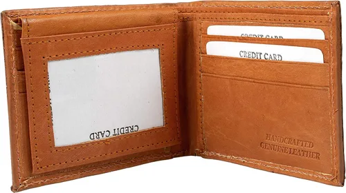 Miniatura 3 de Paquete Exótico Cuero Genuino Avestruz Cinturón y Cartera Color Coñac