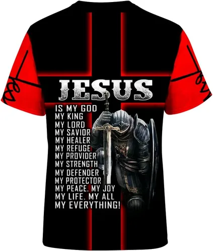 Miniatura 2 de Camiseta unisex de manga corta con estampado 3D