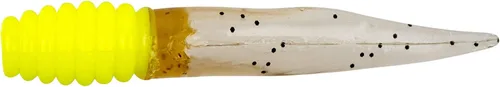 Miniatura 8 de Bobby Garland Slab Slay'R Señuelo de pesca de plástico suave para crappie, equipo de pesca y accesorios, 2 pulgadas, Chartreuse Silver Chartreuse