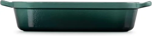 Miniatura 5 de Le Creuset Tostador rectangular Signature de hierro fundido esmaltado, 5.25 cuartos de galón (9.8" x 13"), Artichaut