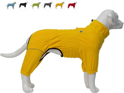 Miniatura 9 de Lovelonglong - Abrigo cálido para perro, chaqueta para perros pequeños, medianos y grandes con cierre de cremallera, abrigo de invierno de forro