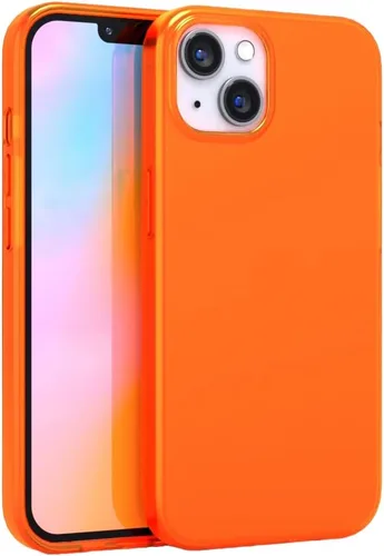 Miniatura 10 de FELONY CASE - Funda protectora transparente azul neón para iPhone 13 / iPhone 14, cubierta brillante absorbente de golpes de TPU y policarbonato