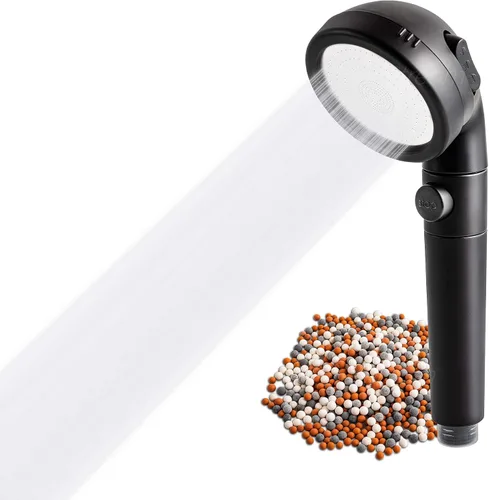 Miniatura 9 de Sistema de cabezal de ducha original StoneStream® EcoPower, filtro iónico similar al spa para suavizar el agua, aumentar la presión y ahorrar agua