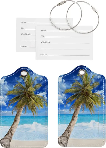 Miniatura 4 de Chelmon - Etiquetas para equipaje con etiqueta para bolsa de instrumentos de crucero (01 playa)