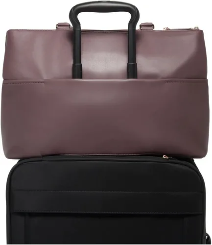 Miniatura 5 de TUMI - Voyageur Sidney - Bolso de cuero para negocios, color malva oscuro, Malva oscuro