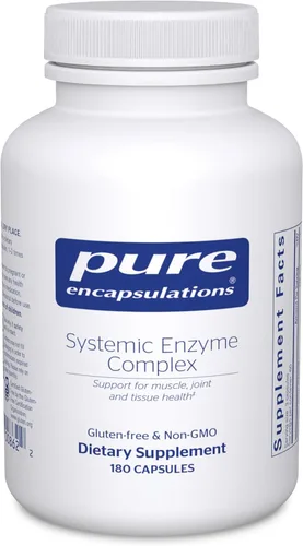 Pure Encapsulations Complejo sistémico de enzimas - Apoya la recuperación muscular y la salud de las articulaciones - para la salud inmunológica* -